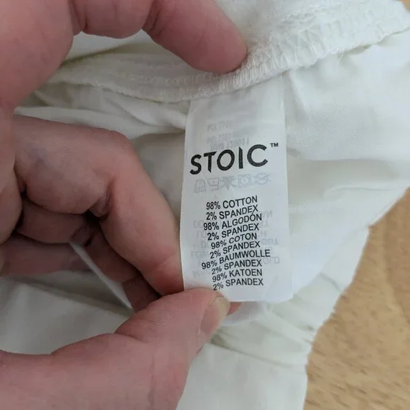 Stoic Venture Pant White Egret Belted - Picture 11 of 12